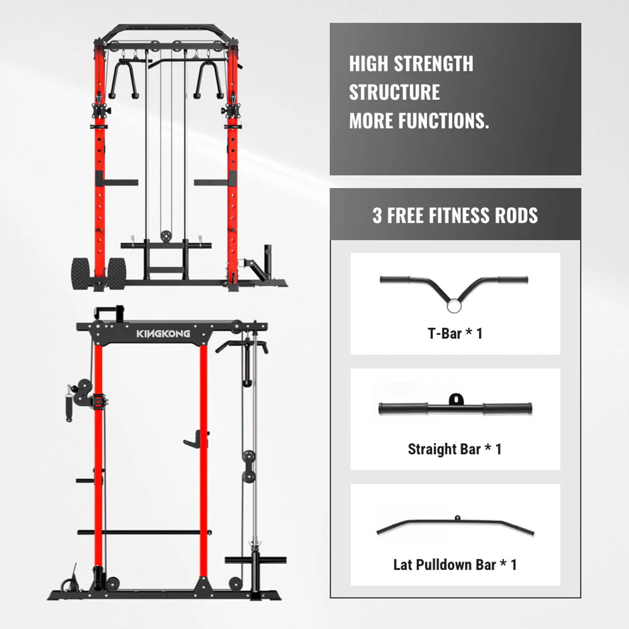 KingKong Power Rack ALL-IN-ONE PR2000 (new series) Pre-order