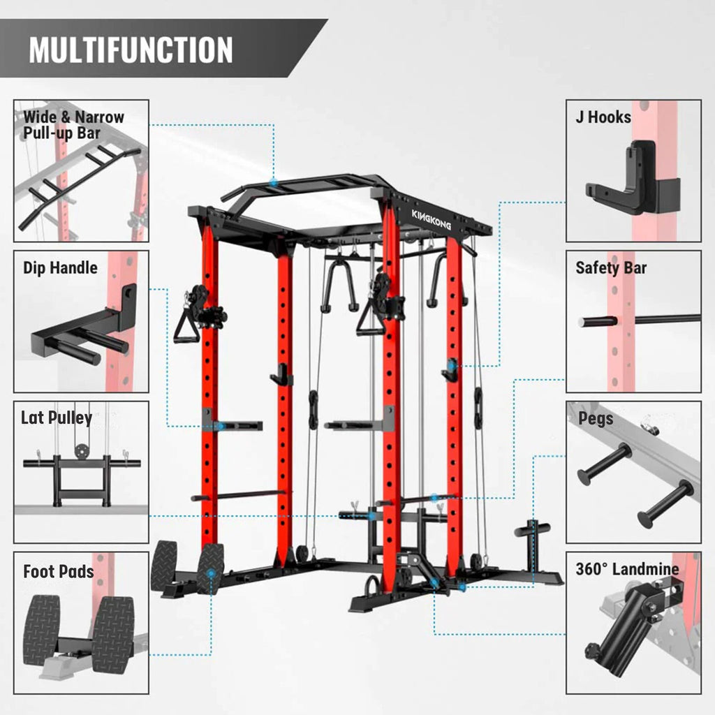 KingKong Power Rack ALL - IN - ONE PR2000 (new series) Pre - order - Kingkong Fitness