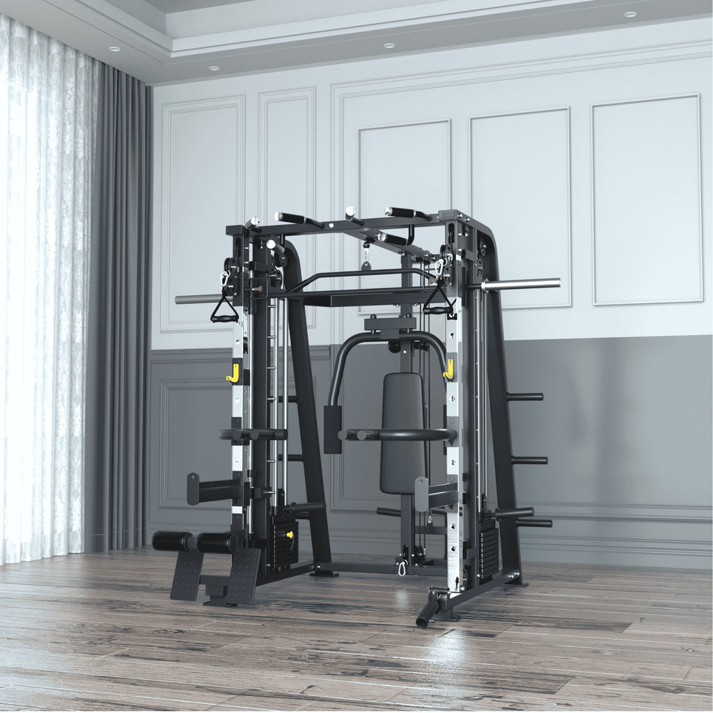 Premium Smith Machine Functional Trainer Pin Loaded - USA KING Series - Kingkong Fitness