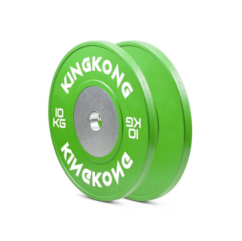 10KG Luxury Competition Bumper Plates Pair I In Stock - Kingkong Fitness