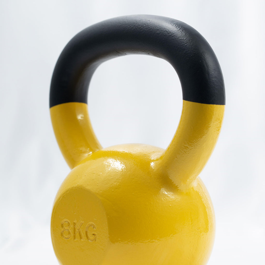 8KG Classic Cast Iron Kettlebells Right Side Look