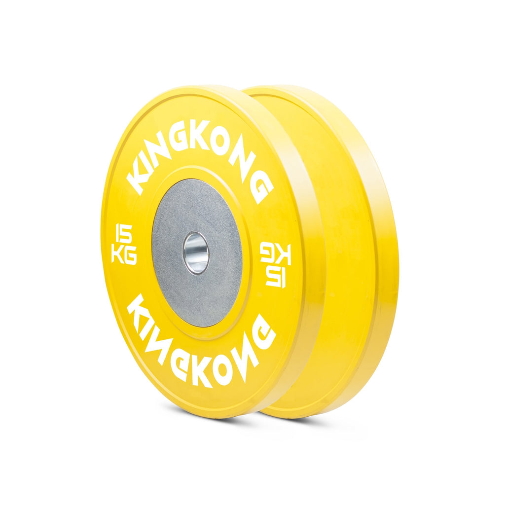 15KG Luxury Competition Bumper Plates Pair I IN STOCK - Kingkong Fitness