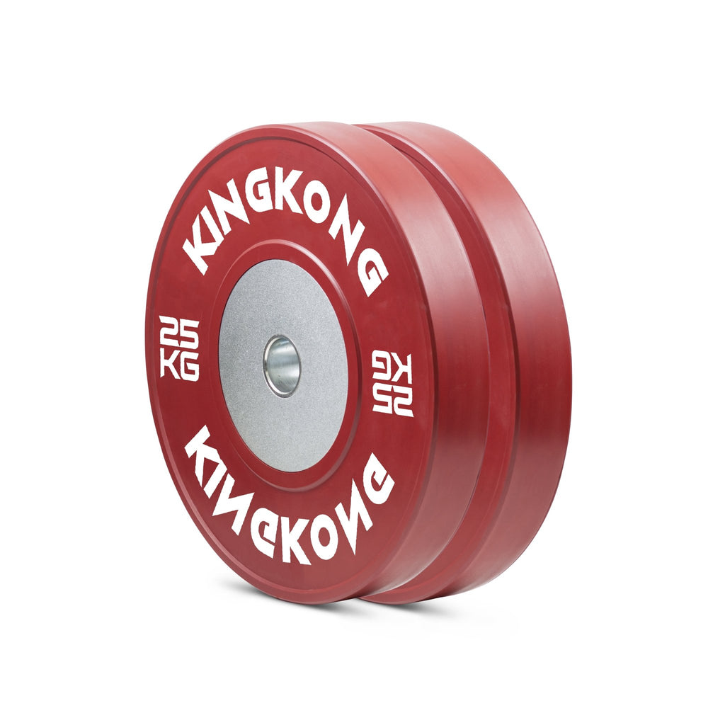 25KG Luxury Competition Bumper Plates Pair I In Stock - Kingkong Fitness