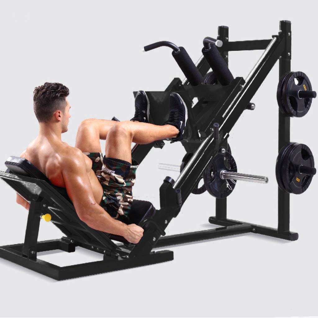 KingKong Leg Press & Squat Plate Loaded Machine 2 in 1 - 45º (Black Color) I In Stock - Kingkong Fitness