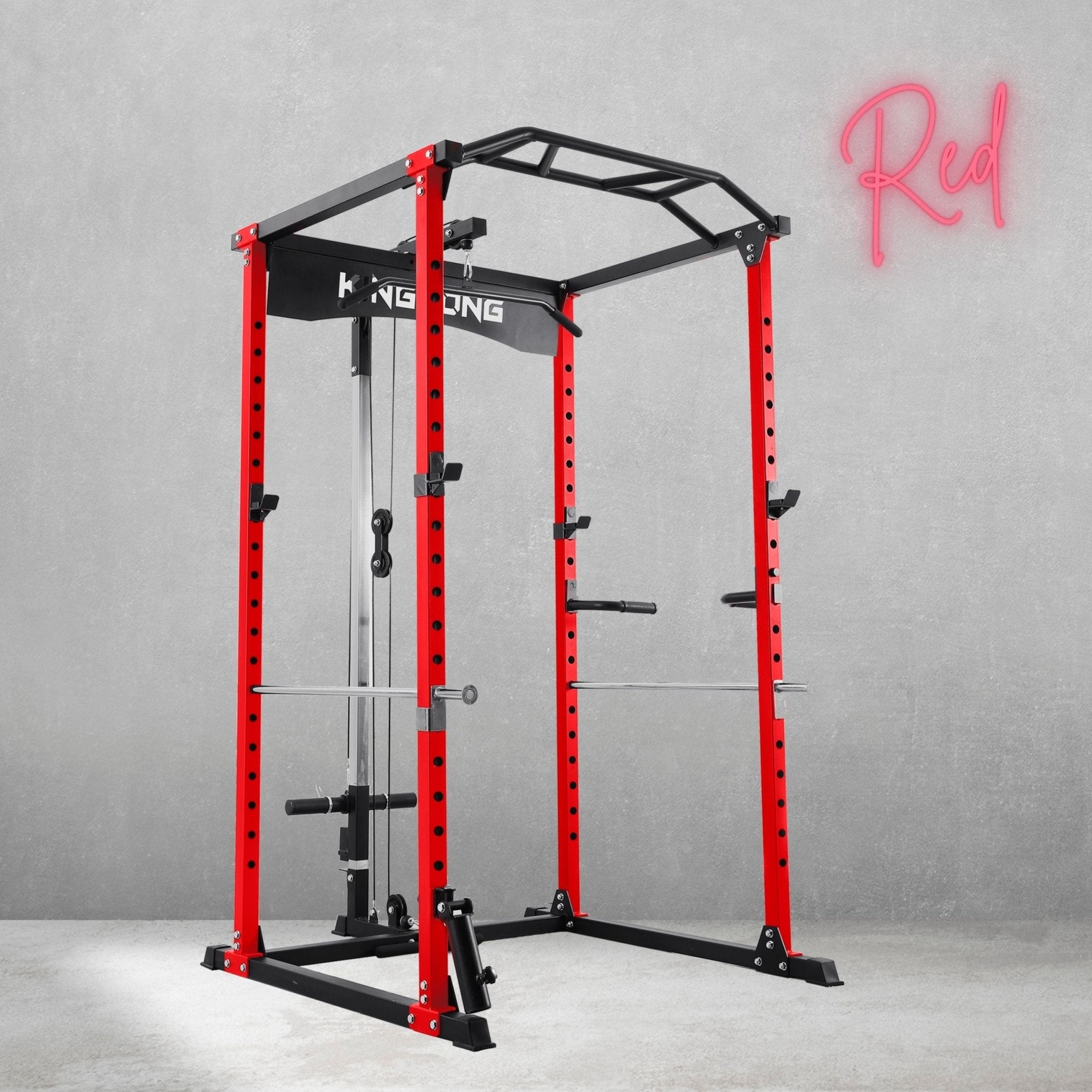 KingKong Power Rack/Squats Cage - Blue & White & Pink Series I IN STOC