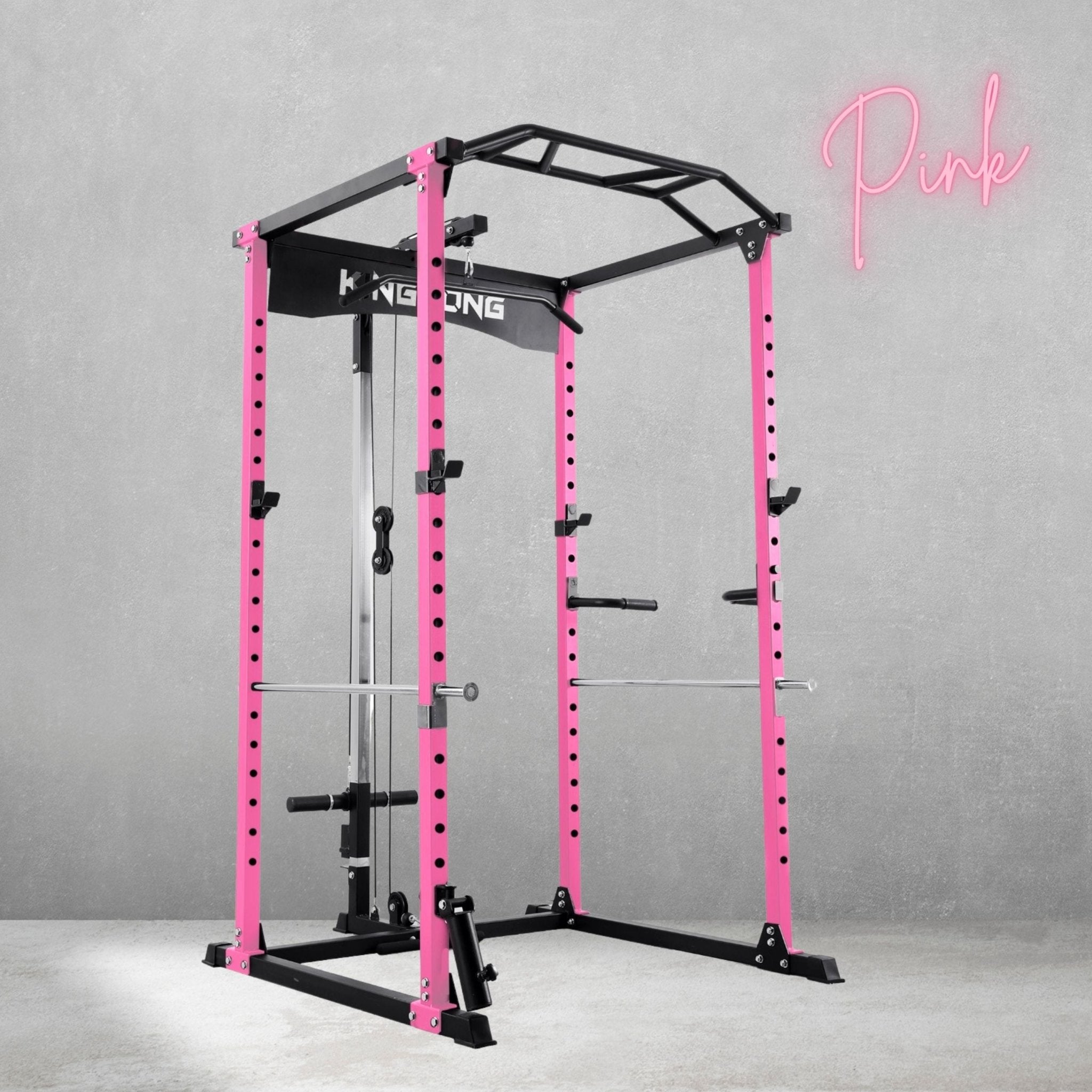 KingKong Power Rack/Squats Cage - Blue & White & Pink Series I Pre-ord