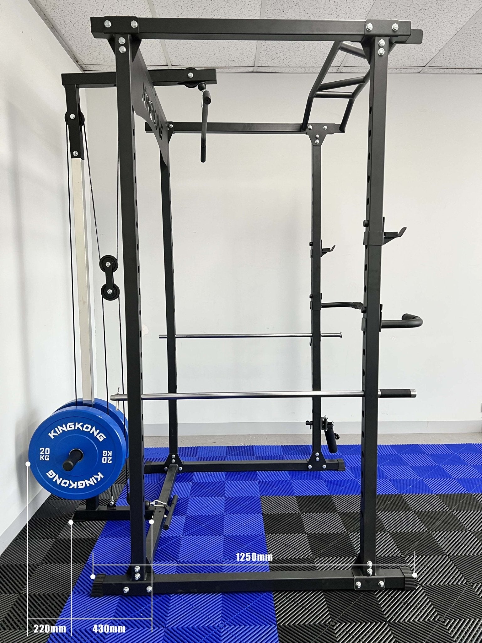 KingKong Power Rack/Squats Cage - Blue & White & Pink Series I IN STOC