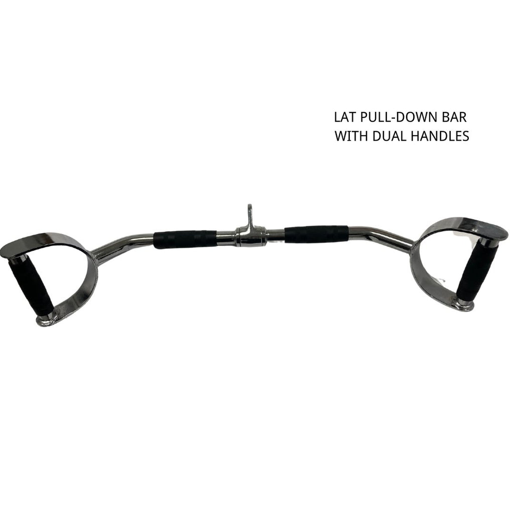 LAT Pull-Down Bar w/ Dual Handles - Kingkong Fitness