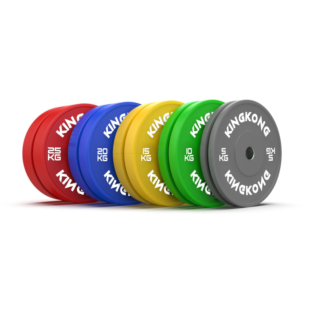 Premium Color Olympic Bumper Plates 150KG Package I In Stock - Kingkong Fitness